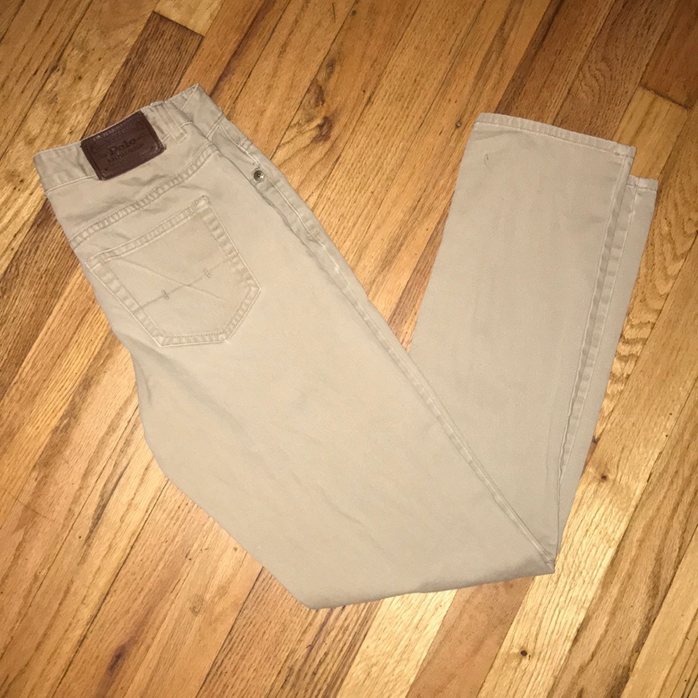 Boys polo khaki jeans